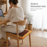 Breathable Wooden Frame Mesh Seat Cushion for Office and Home