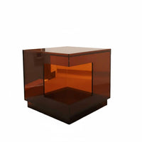 Multi-Functional Open-Cube End Table Waterproof Pet Shelter Multipurpose Nightstand Minimalist Design for Apartment Dwellers, Homeowners, Students, Living Room, Small Spaces, Bedroom, Office
