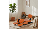 Split-Leg Stretching Caster Wheels Seated Stretching Machine Comfortable Padding Leg Stretcher