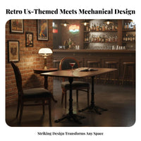 Tufted Banquette and Chair Set North American design Booth Seating Retro Design Ergonomic for Cafe, Dessert Shop