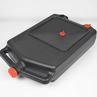 8L Oil Change Pan Construction Portable Waste Oil Container Easy Maneuverability Automotive Tool for DIY Mechanics, Workshop
