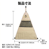Drying Stand, Foldable Hanging Rack, for Camping, with Storage Bag, 6 Hooks