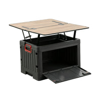 Folding Car Trunk Storage Table Large Capacity Camping Table Storage Box with Lid for Outdoor Travel