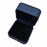 PU Leather Pin Box Elegant Design Commemorative Numismatic Display Case Hinged Lid Brooch Storage Box for Collectors, Veterans, Award Ceremonies