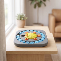 Dog Puzzle Toy with Rotating Wheel Dog Puzzle Toy Non-Slip for Dogs, Young Dogs, Indoor