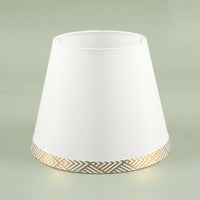 Textile Lampshade with Gold Trim for Ceiling Lights and Pendant Lamps, Shade for Table and Floor Modern for Bedrooms