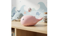 One-Button Whale Toy with Floating Balls Interactive Whale Floating Ball Toy Cartoon for Babies