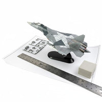Interchangeable Parts SU-57 Fighter Jet Model Highly Detailed 1/100 Scale Diecast Airplane for Aviation Enthusiasts, Desk Decoration