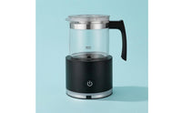 Hot and Cold Milk Frother Handle Automatic Milk Frother Heated Countertop Appliance