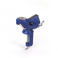 Mini Vise with Swivel Base Compact Tabletop Clamp Vise Adjustable for Workbench