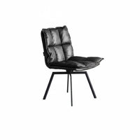 Italian design rotate Dining Chair Designer Piece Upholstered Seat Retro Look Home Furniture Multi-Use for Design aficionados, Office Workers, Homeowners, Living Room, Bedroom, Restaurant, study corner alcove