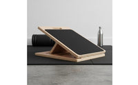 Adjustable Slant Board Solid Wood Wooden Calf Stretcher Non-Slip Surface Portable Incline Board for Home, Gym, Office