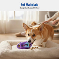 Dog Food Dispensing Ball, Durable Interactive Challenge for Small to Medium Dogs