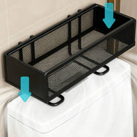 Large Capacity over-the-Toilet Storage Easy Assembly Toilet Cistern Topper Shelf Sturdy Bathroom Countertop Organizer Heavy Duty for Washroom