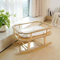 Wooden Cat Bed and Hammock with Rectangular Frame, Bolt-Together Wood Swing, Customizable Resting Place for Large Indoor Cats, Autumn Style