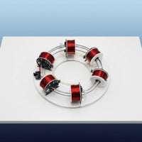 Electromagnetic Cyclotron Visually Intuitive Electromagnetic Loop Thruster Novelty Gift DIY Cyclotron Model for Students, Classroom Demonstration