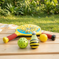 2 Pieces Children's Tennis Racket Sturdy Kids Tennis Racket Racquet Long-Lasting Toy Portable for Beginners, Backyard, Park