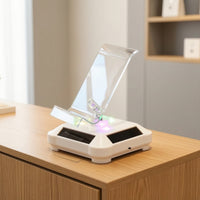 Rotating Display Stand Compact Solar Display Stand Double-Use for Retailers