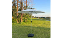 Patio Umbrella with Base Stable Double Top Patio Umbrella Windproof for Poolside