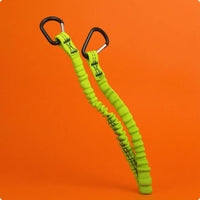 Coiled Double-Hook Safety Lanyard Elastic Tool Lanyard Tool Drop Protection Strap