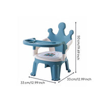 Squeaks When Seated Crown Backrest Squeaky Chair Rounded Corner Design Feeding Seat Ergonomic Back Support Kids Furniture Stable and Sturdy for Kindergarten