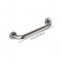 Polished Finish Bathroom Grab Bar Curved Bathroom Grab Rust Resistant Wall Mounted Handrail Secure Grip for Elderly, Seniors, Disabled, Shower, Bathtub, Toilet