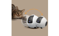 Distant-Controlled Mobile Pet Camera Robot Two-Way Audio Pet Robot with Treat Dispenser Smart for Dog Owners, Home, Indoor
