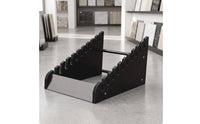 Floor Standing Tile Display Rack Heavy-Duty Flooring Sample Board Rack Vertical Tile Sample Stand for Designers, Showroom