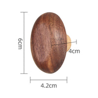 Natural Wooden Wall Hook Modern Wood Coat Peg Minimalist Wall Hook with Screws Screw-Information About Entryway, Bedroom, Closet