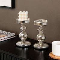 Vintage Romantic Aromatherapy Candle Holder Silver Nordic Style Tabletop Decor