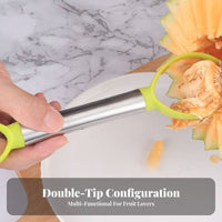 Fruit Remover Versatile Fruit Pulp Separator 3 in 1 Fruit Spoon Multifunctional Cantaloupe Deed Stainless Steel