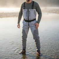 Zip Front Chest Waders Breathable Waterproof Fishing Waders Adjustable Suspenders Outdoor Gear for Hunters