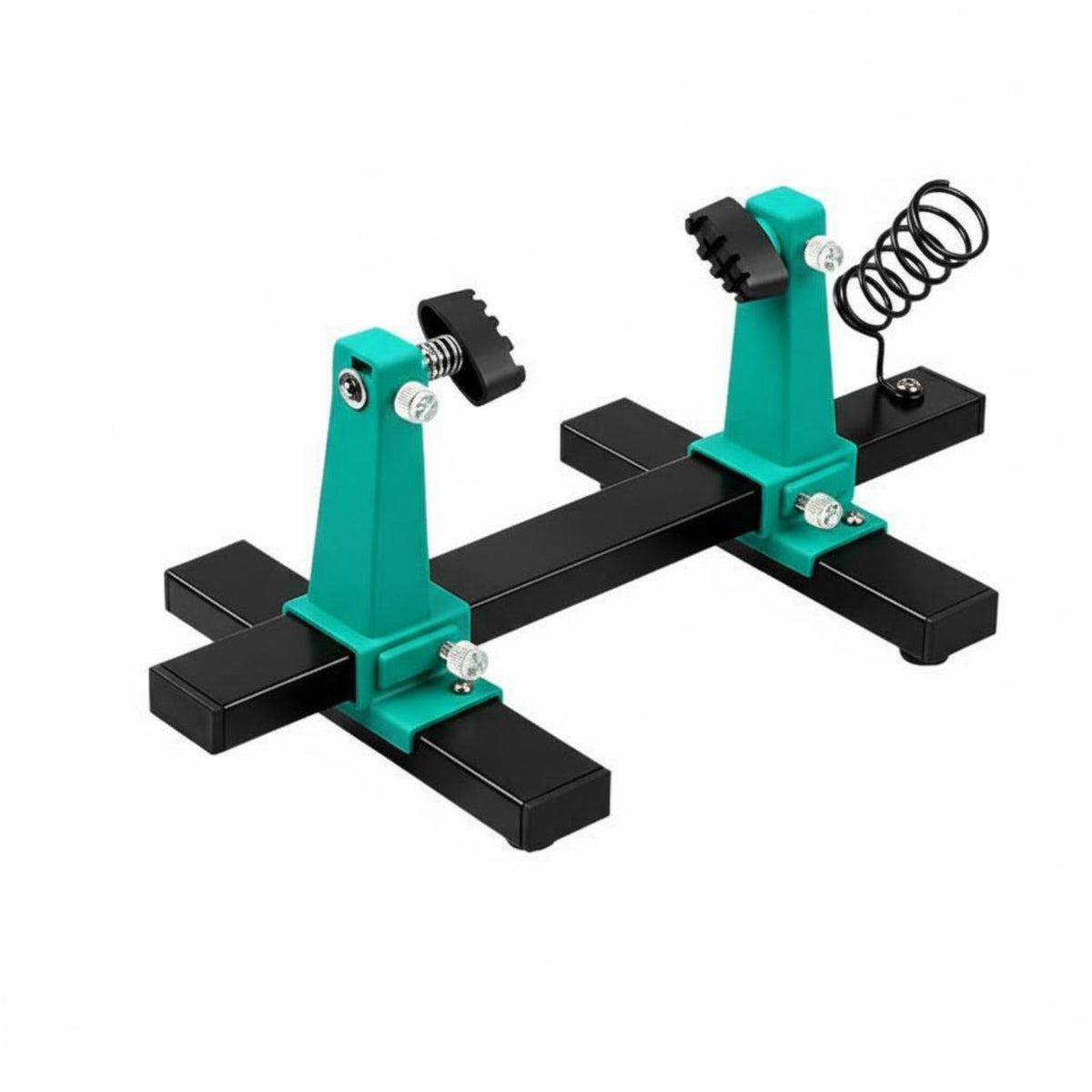 Hands-Effortless Operation Circuit Board Soldering Stand Anti-Slip Base Adjustable PCB Holder Multi-Size Grooves Motherboard Soldering Stand Helping Hand for DIY Enthusiasts, Hobbyists, Technicians, Laboratory