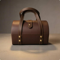 PU Leather Bracelet Box 7 Slots Bracelet Storage Box Handbag Style Mobile Jewelry Storage Case
