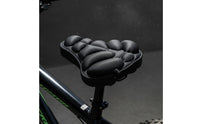 Inflatable Bike Seat Cover Portable 3D Shock Absorbing Bike Seat Cushion Easy Installation Saddle Cushion for Long-Distance Riders, Commuters