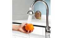 Stainless Steel Replaceable Outlet Plate Aerator Polished Finish Anti-Splash Aerator Pressure-Boosting Faucet Filter