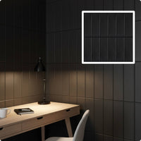 Three-Dimensional Wall Tile Sheet Easy Install Peel and Wall Tile Waterproof Peel and Backsplash for DIY Enthusiasts, Renters, Washroom, Laundry Room