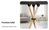 Solid Wood Construction Art Master Speaker Stand Non-Slip Feet Speaker Floor Stand Strong Load-Bearing Audio Accessory Smoothly Polished for Audiophiles, Home Decor Enthusiasts