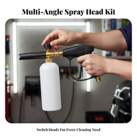 Car Wash Foam with Nozzles 5 Spray Nozzle Tips Car Cleaning Foam