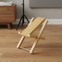 Adjustable Guitar Footrest Foldable Folding Guitar Footstool Stable Musical Accessory for Beginners, Practice
