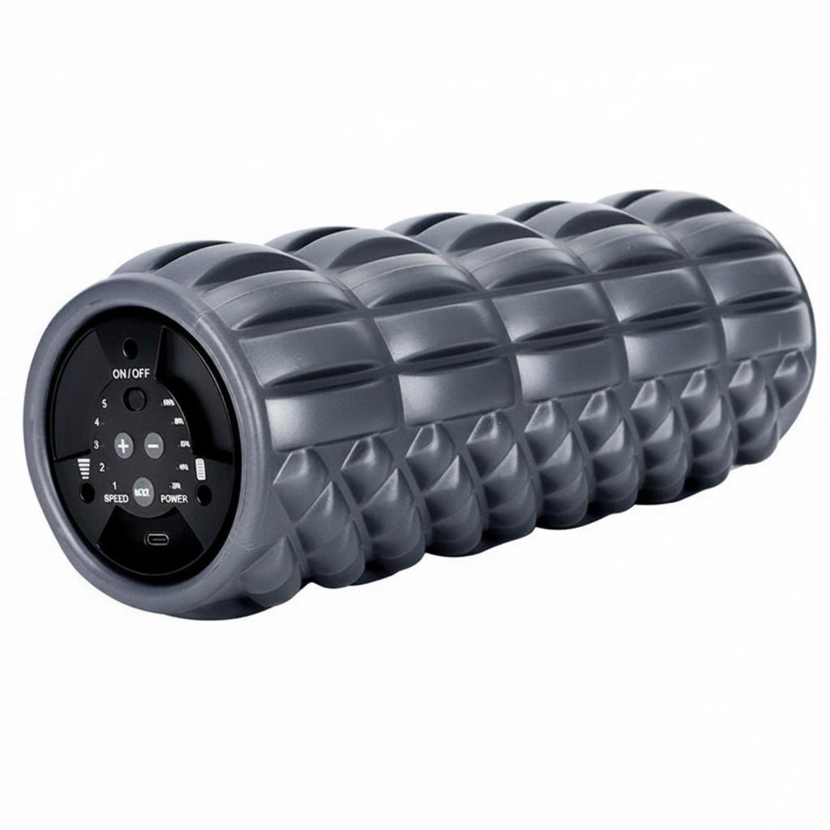 Body Relaxation Vibrating Foam Roller Trigger Point Treatment Electric Massage Roller Portable Fitness Gear for Workout