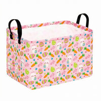 Uncovered Top Cotton Linen Storage Basket Reinforced side_s Cotton-Linen Basket Carry Handles Lightweight for Nursery, Bedroom, Laundry Area, Car Trunk