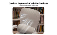 Lumbar spine reinforcement Adjustable Ergonomic kids' Chair Split spine supportrest Study Seat weight-activated automaticsecureing casters adolescent Furniture With Armrests for Students, Teenagers, Children, School, Home, Bedroom