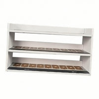 1:64 Scale Parking Lot Display Scene Multi-Level Model Car Display Shelf Three-Tier Toy Parking Garage Trapezoid-Shaped for Collectors, Playroom