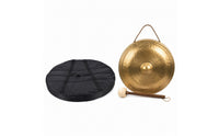 Shock-Absorbing Gong Bag Oxford Cloth Padded Gong Bag Black Circular Carry Case Lined