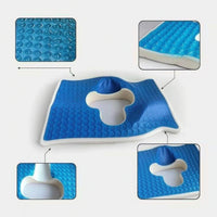 Ergonomic Gel Seat Cushion Contoured Memory Foam Seat Cushion Supportive for Office Workers