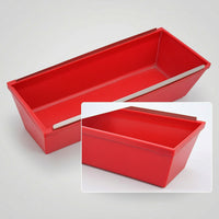 Rectangular Paint Scraper Box Deep Scraper Box with Blade Lightweight Easy-to-Clean for Painters, Decorators, DIYers, Painting, Renovation, Wall Repair