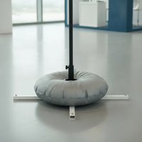 Gray Weighted Umbrella Base Bag Outdoor Accessory Valve