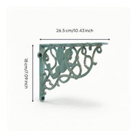 Wall Shelf Bracket Rustic Shelf Bracket 90-Degree Angle Brackets for Decorators, Homeowners, Farmhouse