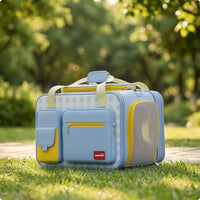Pet Carrier with Expandable Tent Breathable Pet Carrier Bag Structured for Cats, Car Rides, Veterinarian Visits